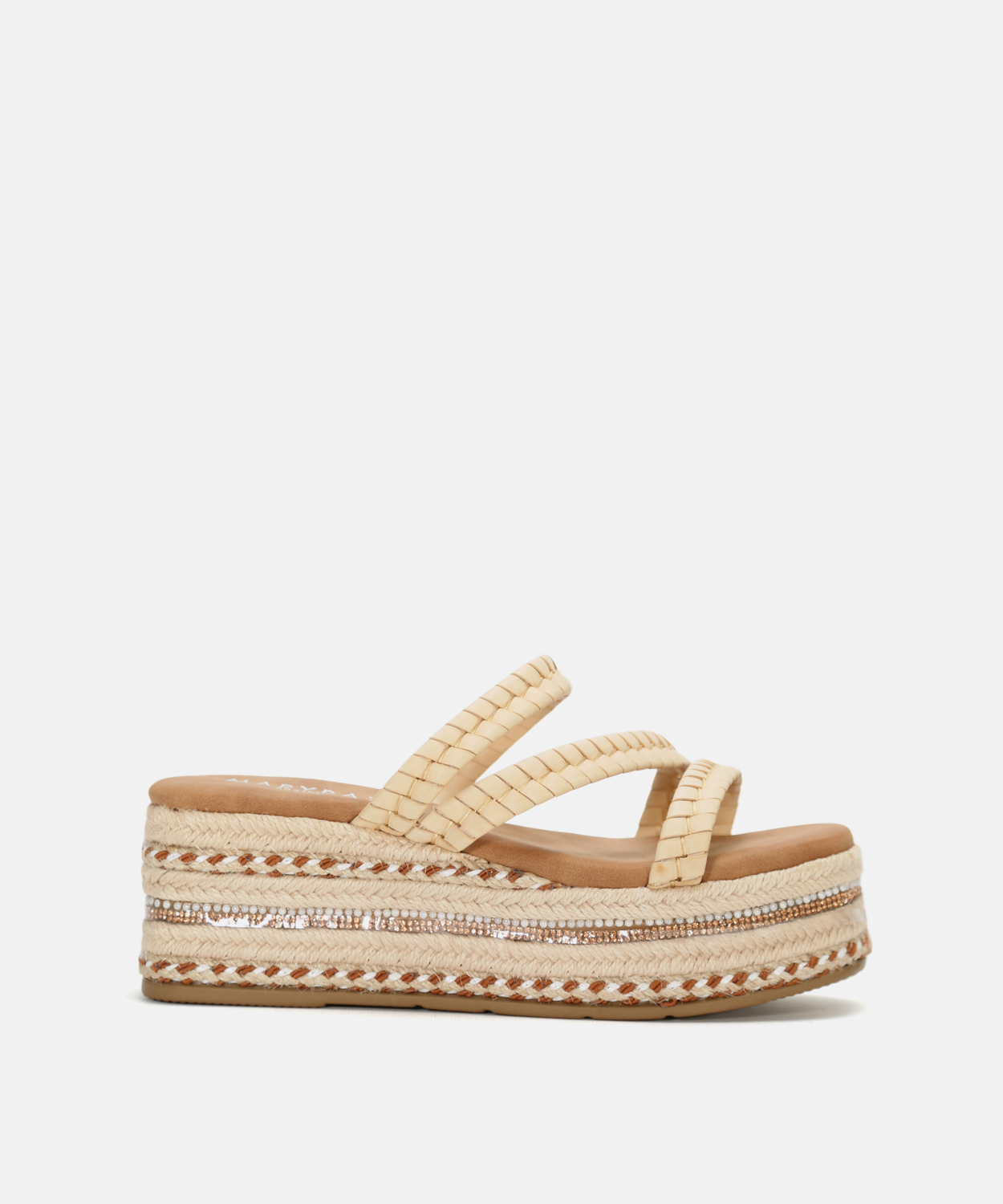 Sandalia esparto tiras trenzadas image number null